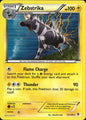 Zebstrika 57/149 Holo Rare Boundaries Crossed Pokemon Near Mint