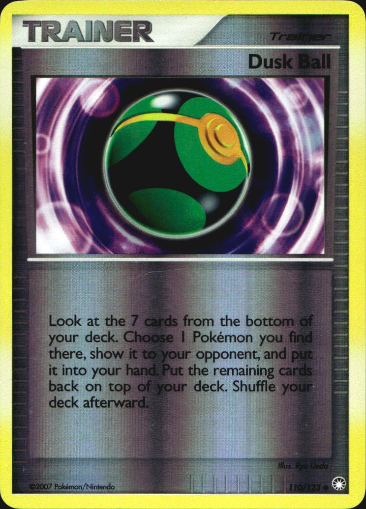 Dusk Ball 110/123 Uncommon Mysterious Treasures Pokemon Reverse Holo Near Mint