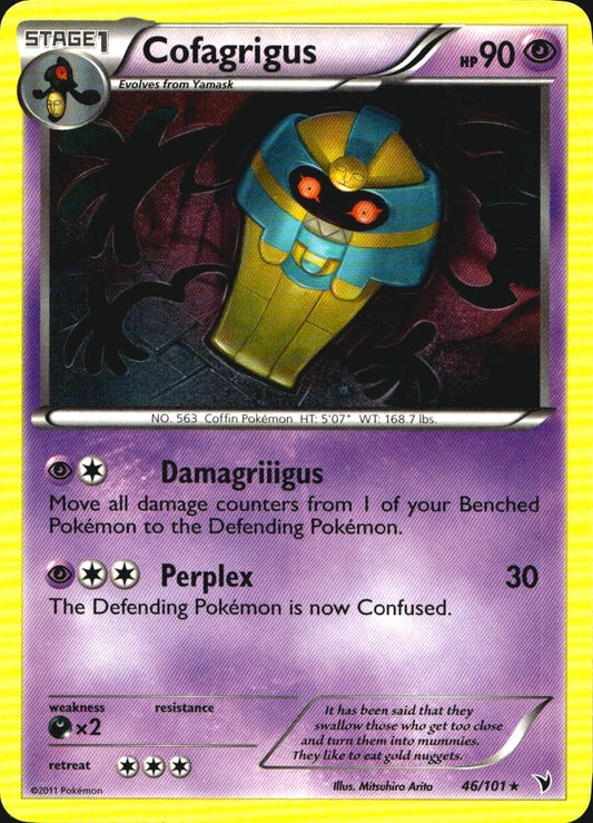 Cofagrigus 46/101 Rare Noble Victories Pokemon Near Mint