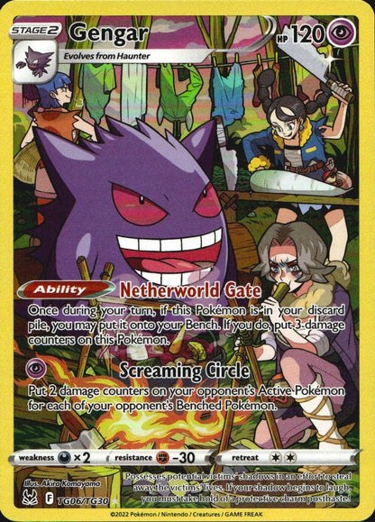 Gengar TG06/TG30 Holo Lost Origin Trainer Gallery Pokemon NM