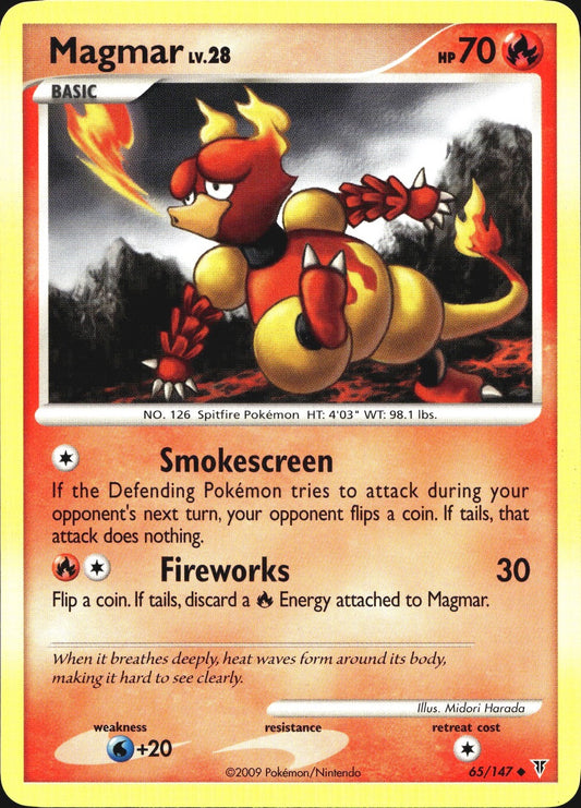 Magmar 65/147 Uncommon Supreme Victors Pokemon Near Mint