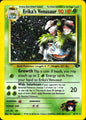 Erika's Venusaur 4/132 Holo Rare Gym Challenge Pokemon Lightly Played