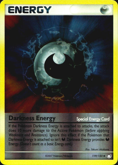 Darkness Energy 119/123 Uncommon Mysterious Treasures Pokemon Reverse Holo NM
