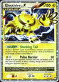 Electivire LV.X 121/123 Holo Rare LV.X Mysterious Treasures Pokemon Near Mint