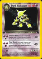 Dark Alakazam 1/82 Holo Rare Team Rocket Pokemon 1st Edition Heavily Played