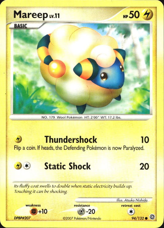 Mareep 94/132 Common Secret Wonders Pokemon Near Mint
