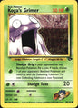 Koga's Grimer 78/132 Common Gym Challenge Pokemon Near Mint