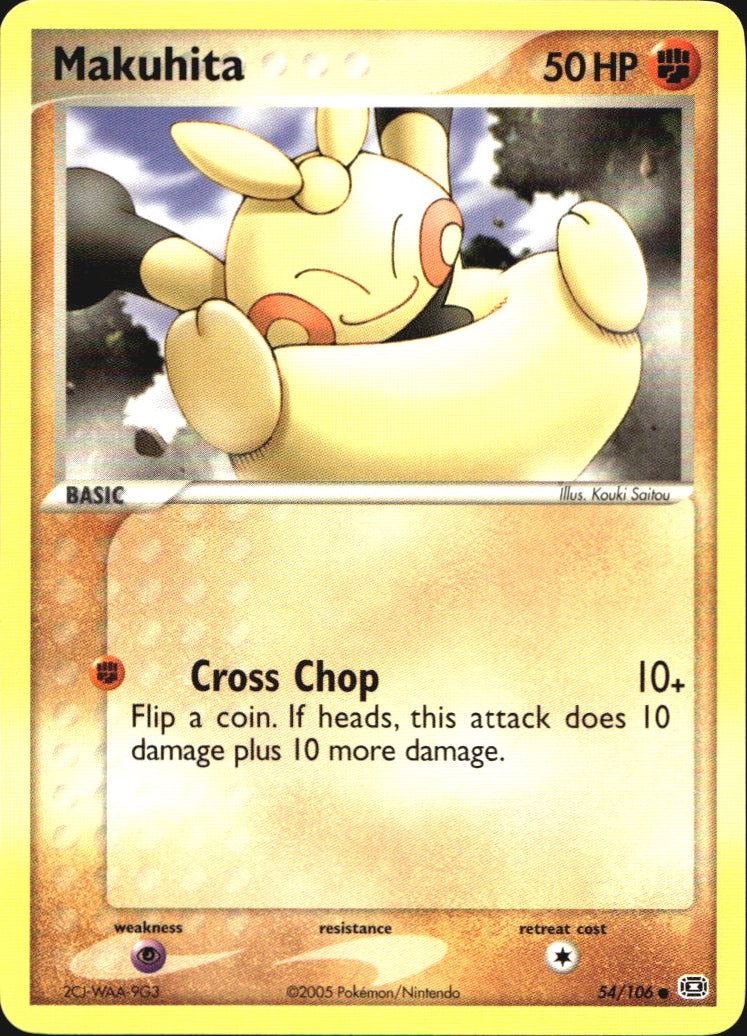 Makuhita 54/106 Common Emerald Pokemon Near Mint