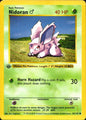Nidoran M 55/102 Common Base Set Shadowless Pokemon 1st Edition Lightly Played