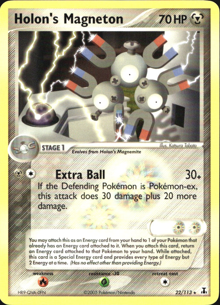 Holon's Magneton 22/113 Rare Delta Species Pokemon Near Mint