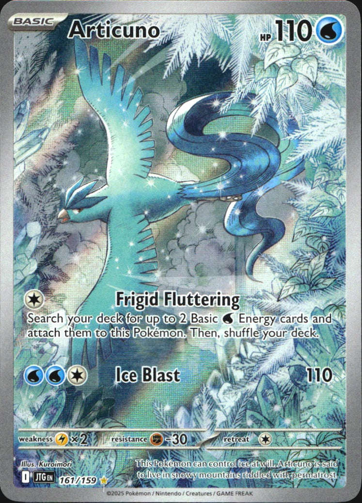 Articuno 161/159 Illustration Rare Journey Together Near Mint