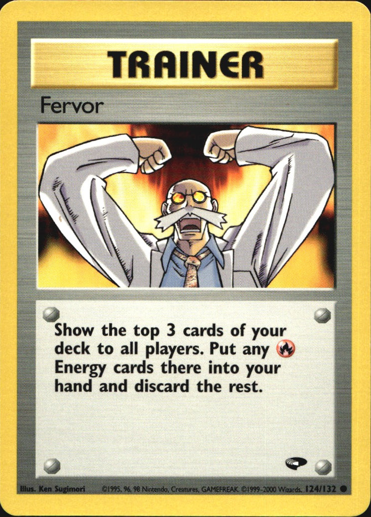 Fervor 124/132 Common Gym Challenge Pokemon Near Mint