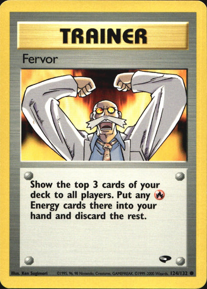 Fervor 124/132 Common Gym Challenge Pokemon Near Mint