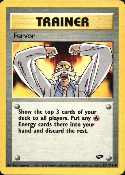 Fervor 124/132 Common Gym Challenge Pokemon Near Mint