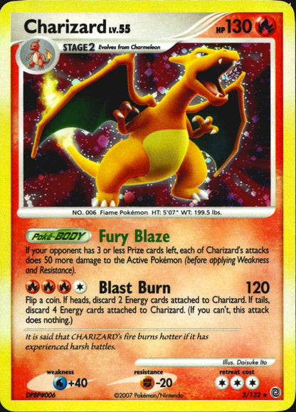 Charizard 3/132 Holo Rare Secret Wonders Pokemon Near Mint