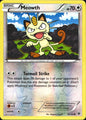 Meowth 74/124 Common Fates Collide Pokemon Reverse Holo Near Mint