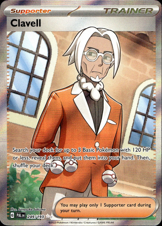 Clavell 249/193 Ultra Rare Paldea Evolved Pokemon Near Mint
