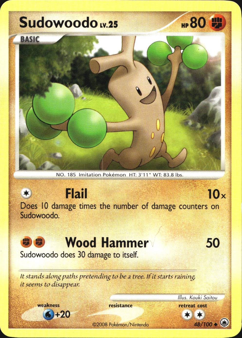 Sudowoodo 48/100 Uncommon Majestic Dawn Pokemon Near Mint