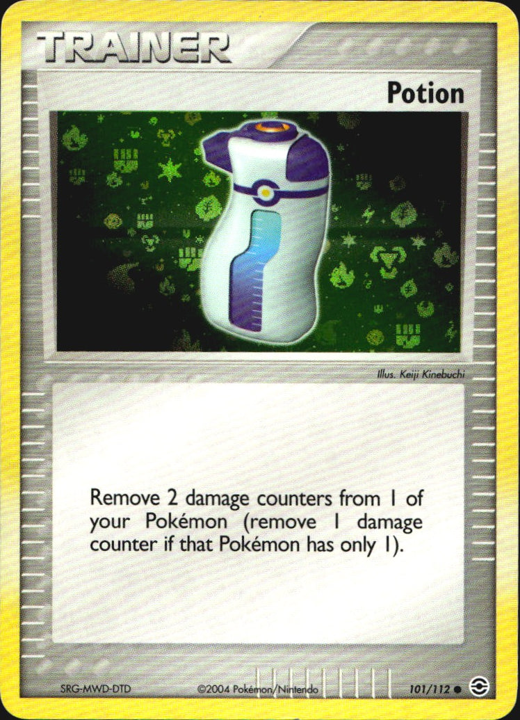 Potion 101/112 Common FireRed & LeafGreen Pokemon Reverse Holo Near Mint