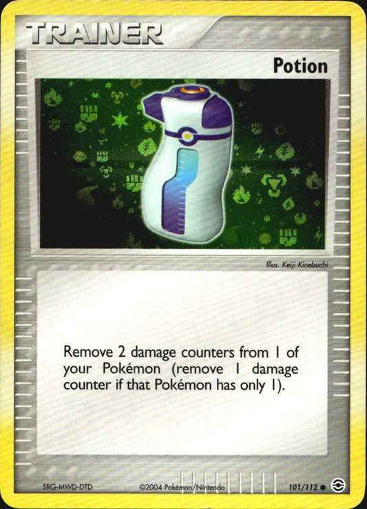 Potion 101/112 Common FireRed & LeafGreen Pokemon Reverse Holo Near Mint