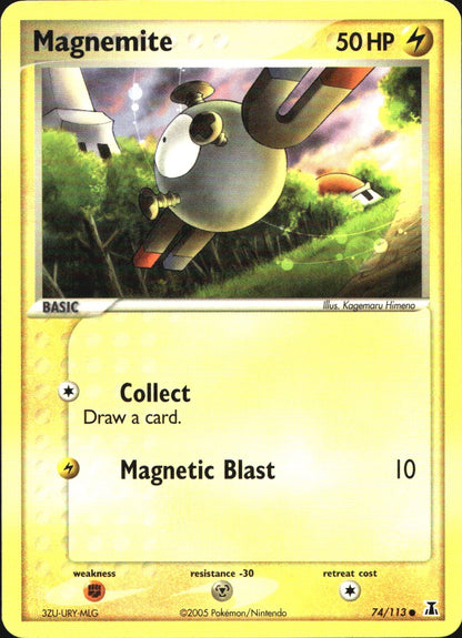 Magnemite 74/113 Common Delta Species Pokemon Near Mint