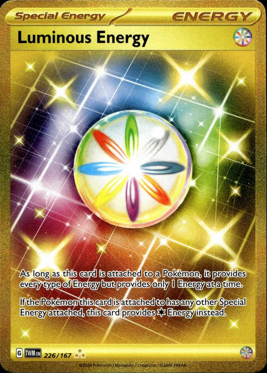 Luminous Energy 226/167 Hyper Rare Twilight Masquerade Pokemon Near Mint