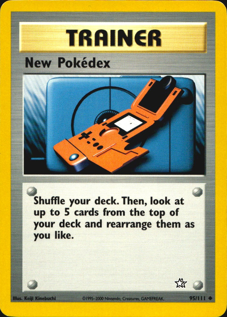 New Pokedex 95/111 Uncommon Neo Genesis Pokemon Near Mint
