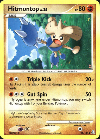 Hitmontop 101/146 Common Legends Awakened Pokemon Near Mint