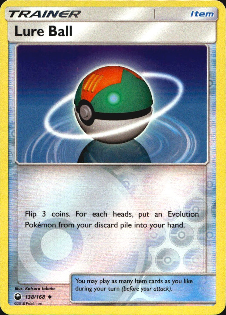 Lure Ball 138/168 Uncommon Celestial Storm Pokemon Reverse Holo Near Mint