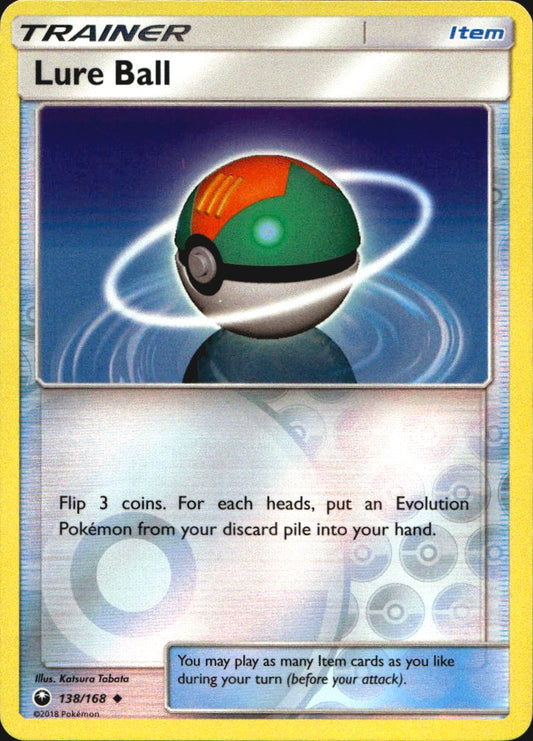 Lure Ball 138/168 Uncommon Celestial Storm Pokemon Reverse Holo Near Mint
