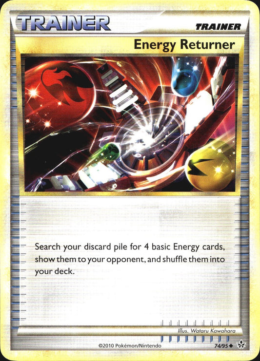 Energy Returner 74/95 Uncommon HGSS Unleashed Pokemon Near Mint