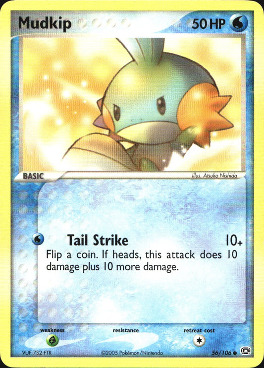 Mudkip 56/106 Common Emerald Pokemon Near Mint