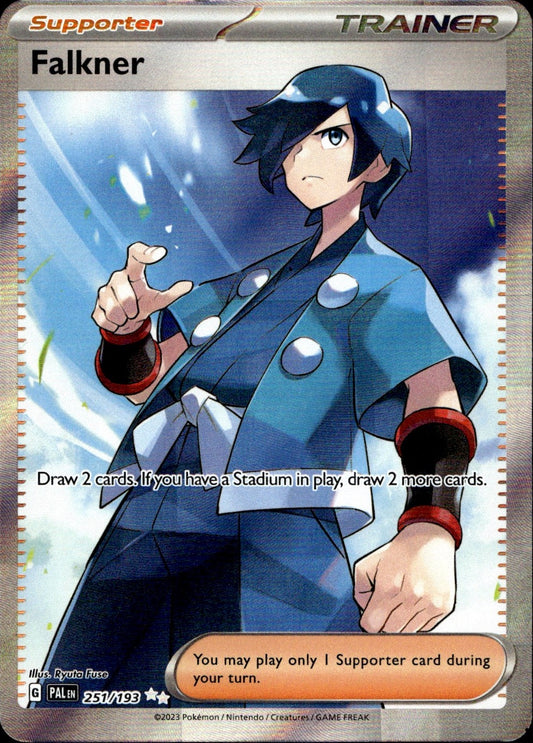 Falkner 251/193 Ultra Rare Paldea Evolved Pokemon Near Mint