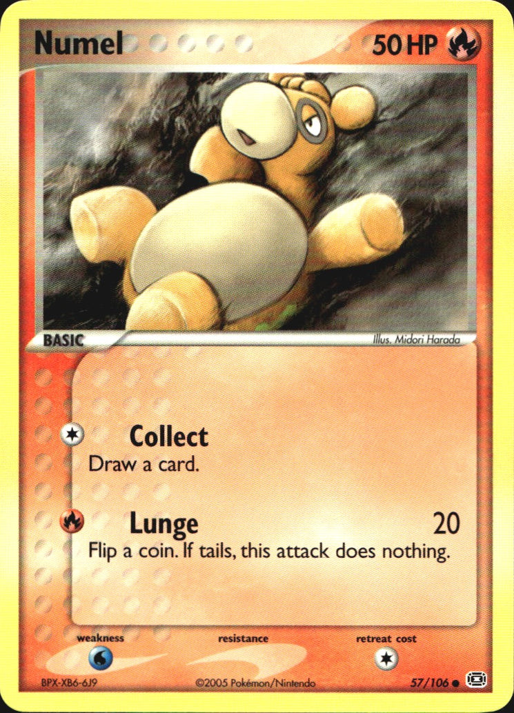 Numel 57/106 Common Emerald Pokemon Near Mint
