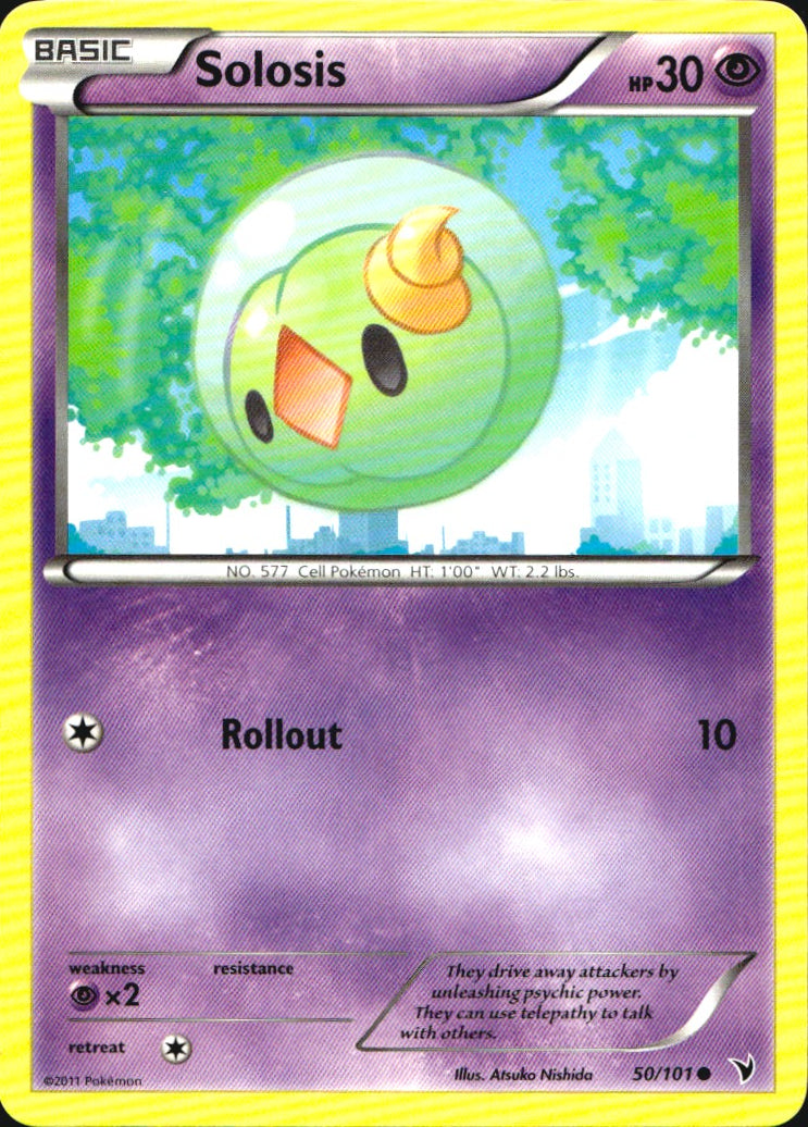 Solosis 50/101 Common Noble Victories Pokemon Near Mint