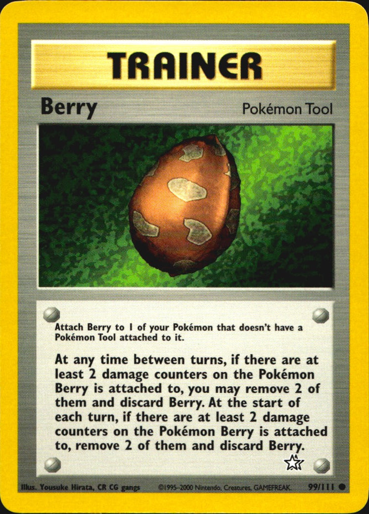 Berry 99/111 Common Neo Genesis Pokemon Near Mint