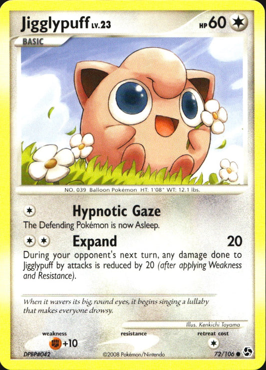 Jigglypuff 72/106 Common Great Encounters Pokemon Near Mint