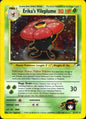Erika's Vileplume 5/132 Holo Rare Gym Heroes Pokemon Heavily Played