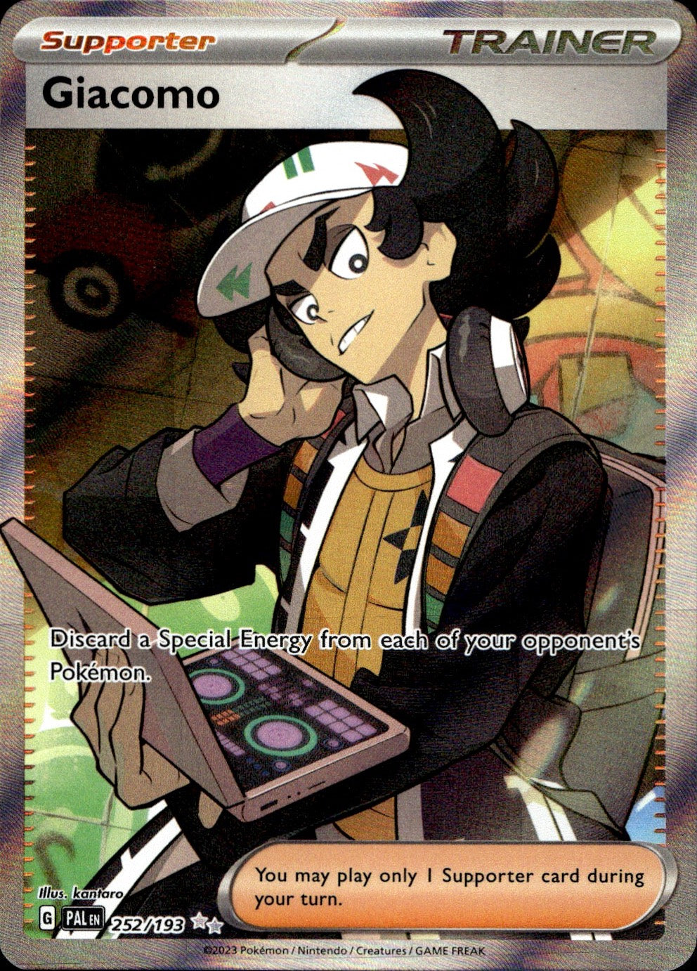 Giacomo 252/193 Ultra Rare Paldea Evolved Pokemon Near Mint