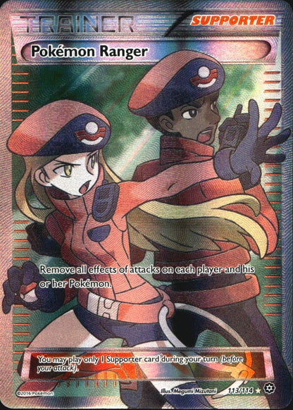 Pokemon Ranger 113/114 Rare Ultra Steam Siege Pokemon Near Mint