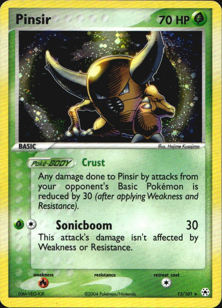 Pinsir 13/101 Holo Rare Hidden Legends Pokemon Near Mint