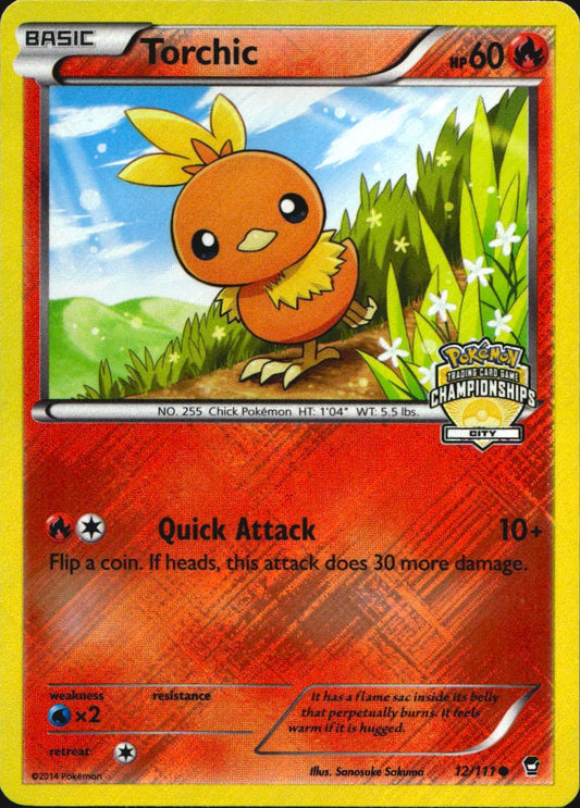 Torchic 012/111 Holofoil Promo League & Championship Cards Pokemon Near Mint