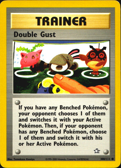 Double Gust 100/111 Common Neo Genesis Pokemon Near Mint