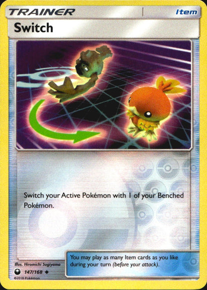 Switch 147/168 Uncommon Celestial Storm Pokemon Reverse Holo Near Mint