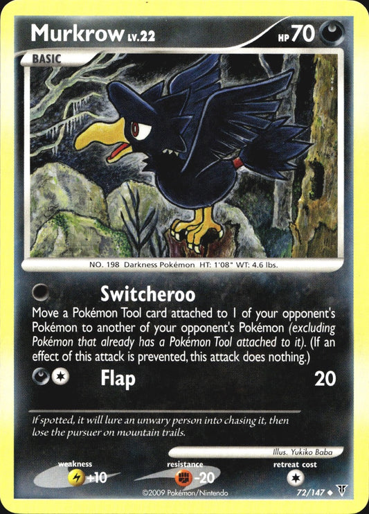 Murkrow 72/147 Uncommon Supreme Victors Pokemon Near Mint
