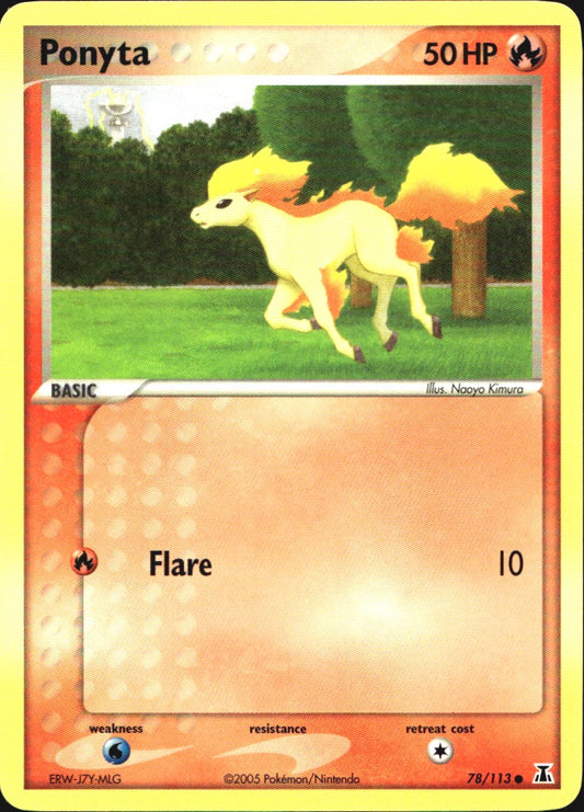 Ponyta 78/113 Common Delta Species Pokemon Near Mint