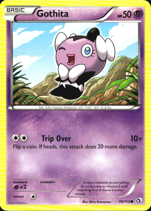 Gothita 70/113 Common Legendary Treasures Pokemon Near Mint