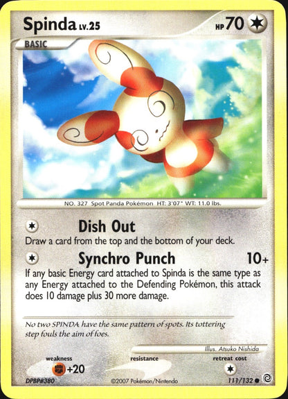 Spinda 111/132 Common Secret Wonders Pokemon Near Mint