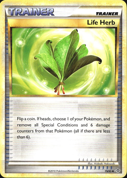 Life Herb 79/95 Uncommon HGSS Unleashed Pokemon Near Mint