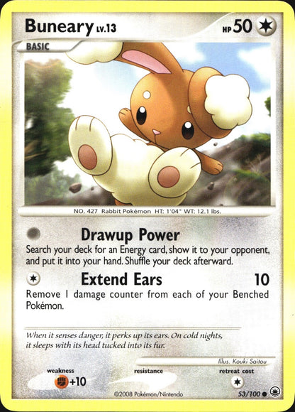Buneary 53/100 Common Majestic Dawn Pokemon Near Mint